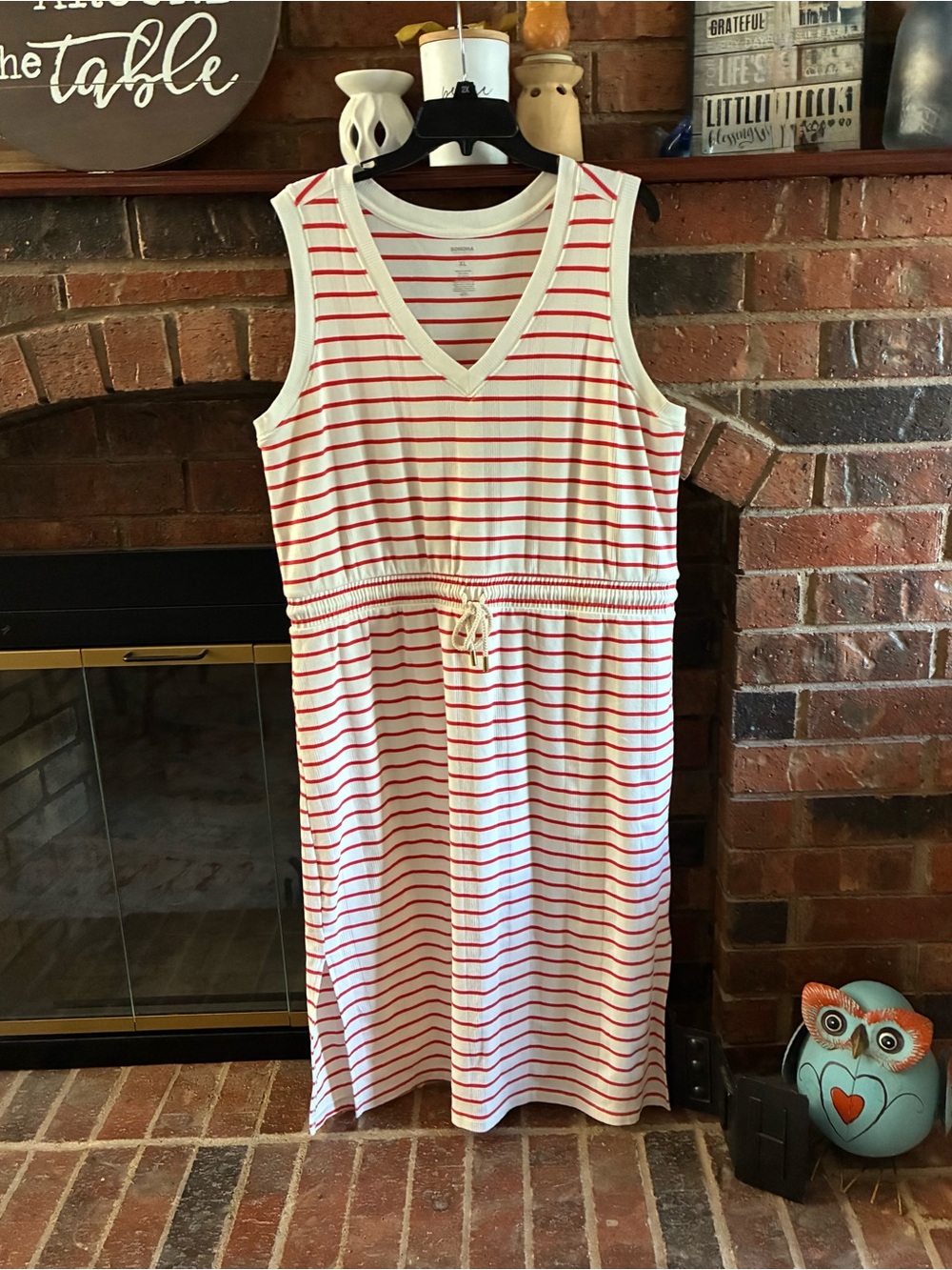 Sleeveless Striped Dress